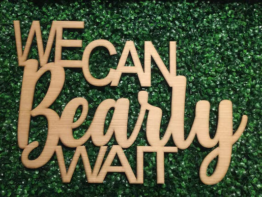 We Can Bearly Wait Baby Shower Collection Neon Sign Rental