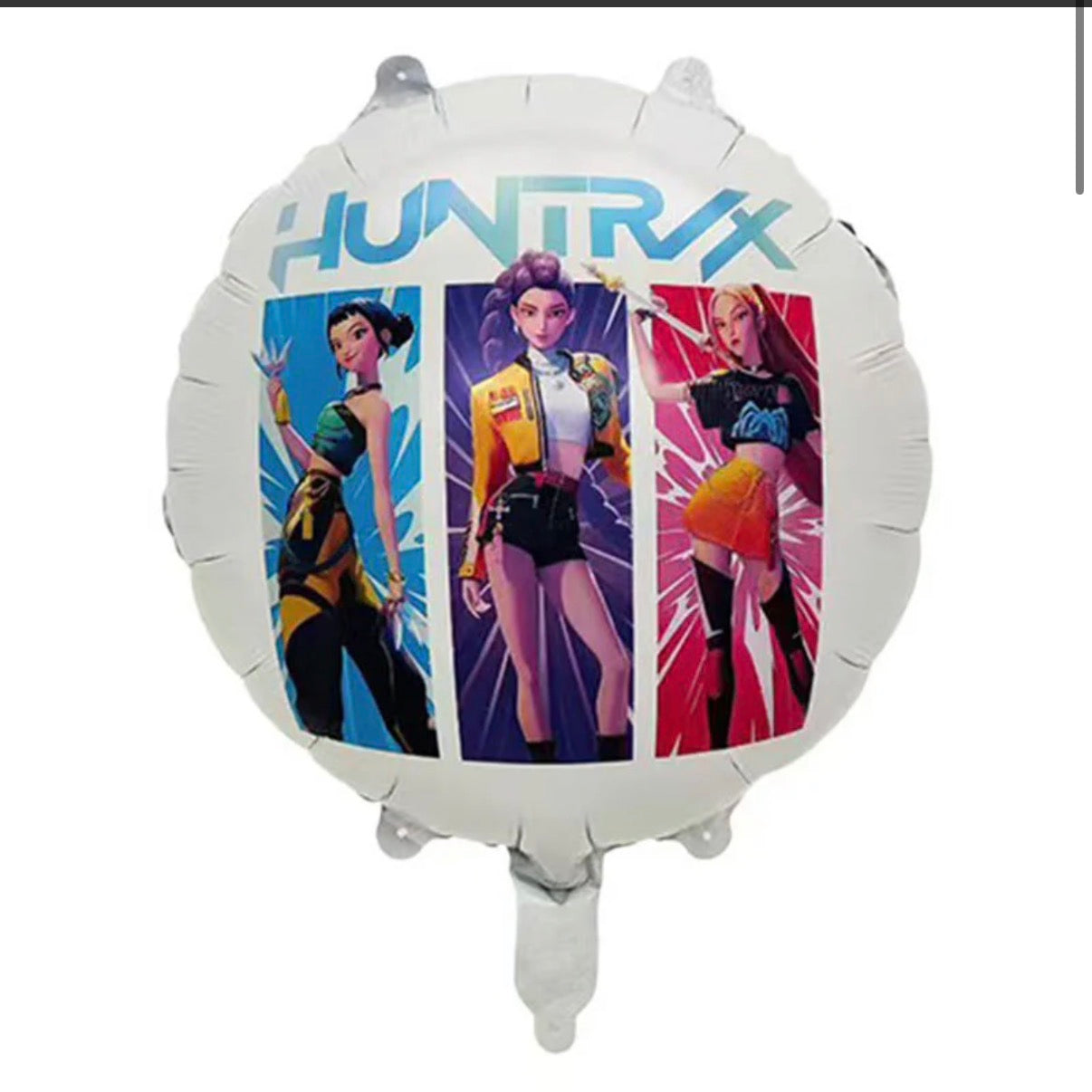 16” White KPop Demon Hunters HUNTR/X Round Balloon