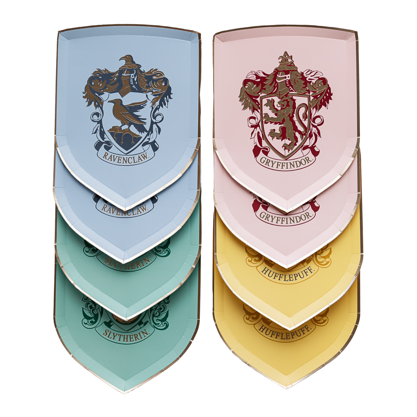 Harry Potter House Pride Party Plates (Set of 8)
