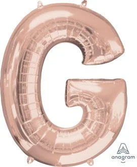 34” Rose Gold Letter Foil Balloon