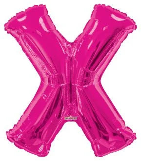 34” Pink Letter Foil Balloon Anagram