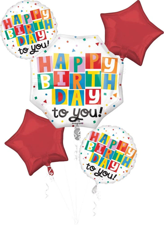Happy Birthday To You Balloon Bouquet