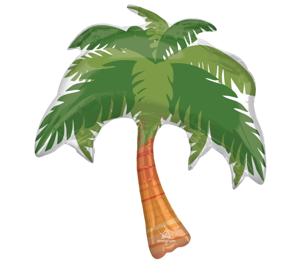 33” SuperShape Beach Life Palm Tree Ballooon