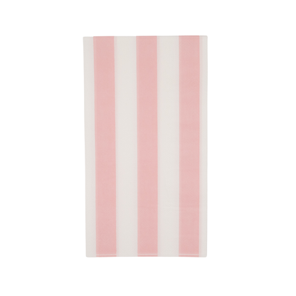 PETAL PINK CABANA STRIPE GUEST TOWELS