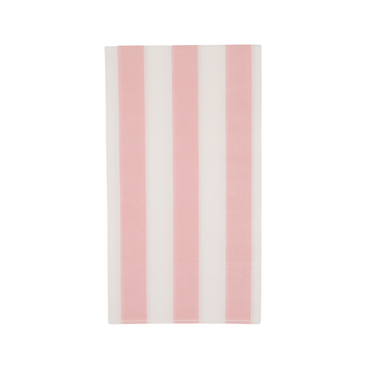 PETAL PINK CABANA STRIPE GUEST TOWELS