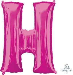 34” Pink Letter Foil Balloon Anagram