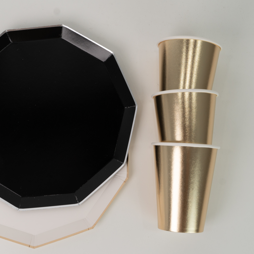 GOLD SIGNATURE CUPS Bonjour Fête