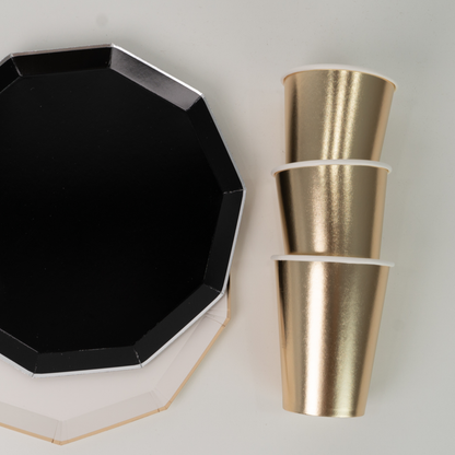 GOLD SIGNATURE CUPS Bonjour Fête