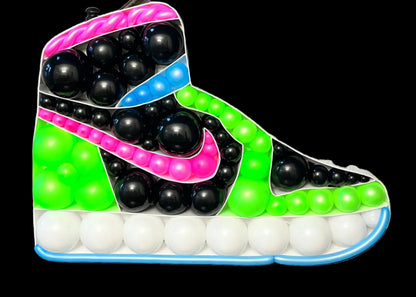 Sneaker Ball Mosaic with Balloons