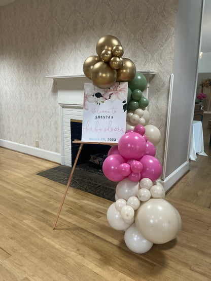 Balloons on Easel