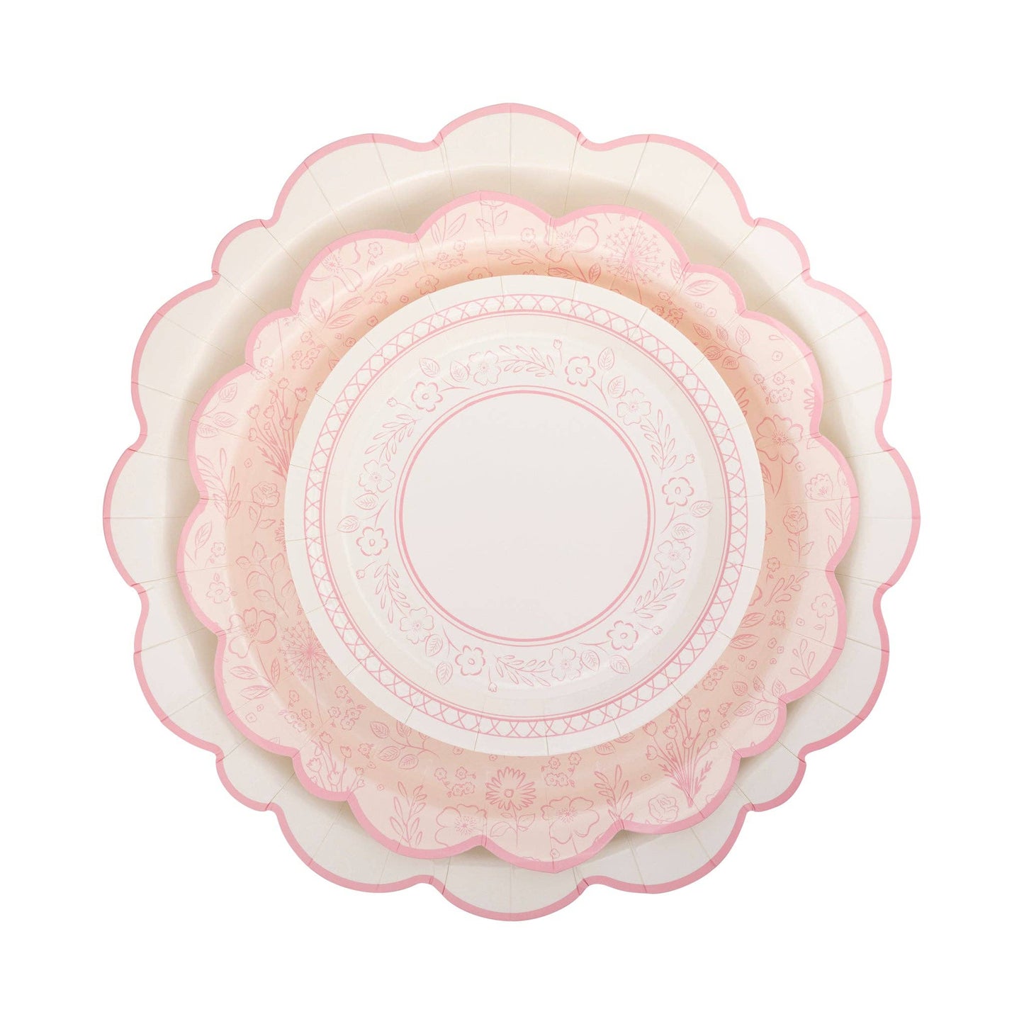 Pembroke Small Pink Floral Dessert Plate