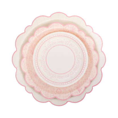 Pembroke Small Pink Floral Dessert Plate