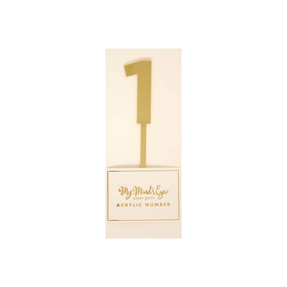 Gold Acrylic Number 1