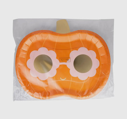 Groovy Pumpkin Shaped Dessert Plate