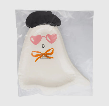 Boo La La Ghost Shaped Dinner Plate
