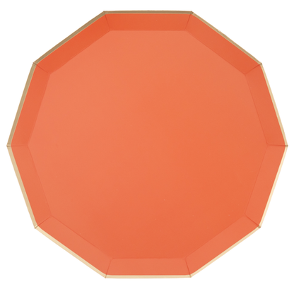 SUNKISSED ORANGE PREMIUM DINNER PLATES Bonjour Fête