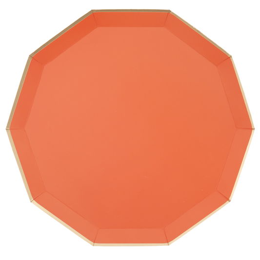 SUNKISSED ORANGE PREMIUM DINNER PLATES Bonjour Fête