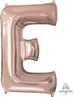 34” Rose Gold Letter Foil Balloon