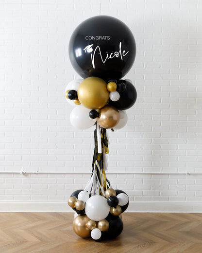 Graduation Themed Balloon Column