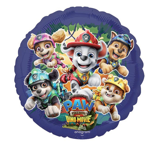 17” Paw Patrol Dino Movie Foil Balloon