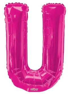34” Pink Letter Foil Balloon Anagram