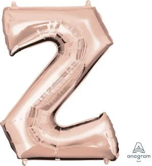 34” Rose Gold Letter Foil Balloon