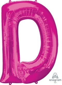 34” Pink Letter Foil Balloon Anagram