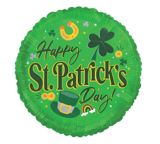 18” Happy St. Patrick’s Day Balloon