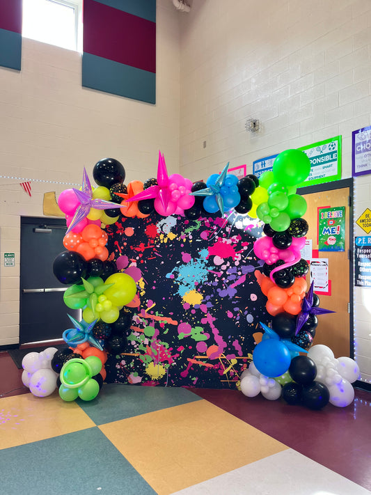 Neon Backdrop Wall Rental