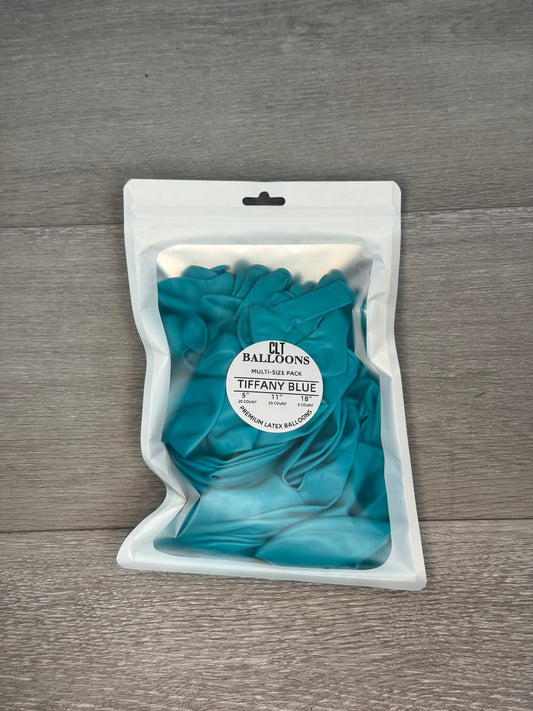 Tiffany Blue Balloon Multi-Size Pack