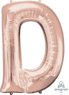 34” Rose Gold Letter Foil Balloon