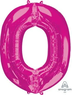 34” Pink Letter Foil Balloon Anagram