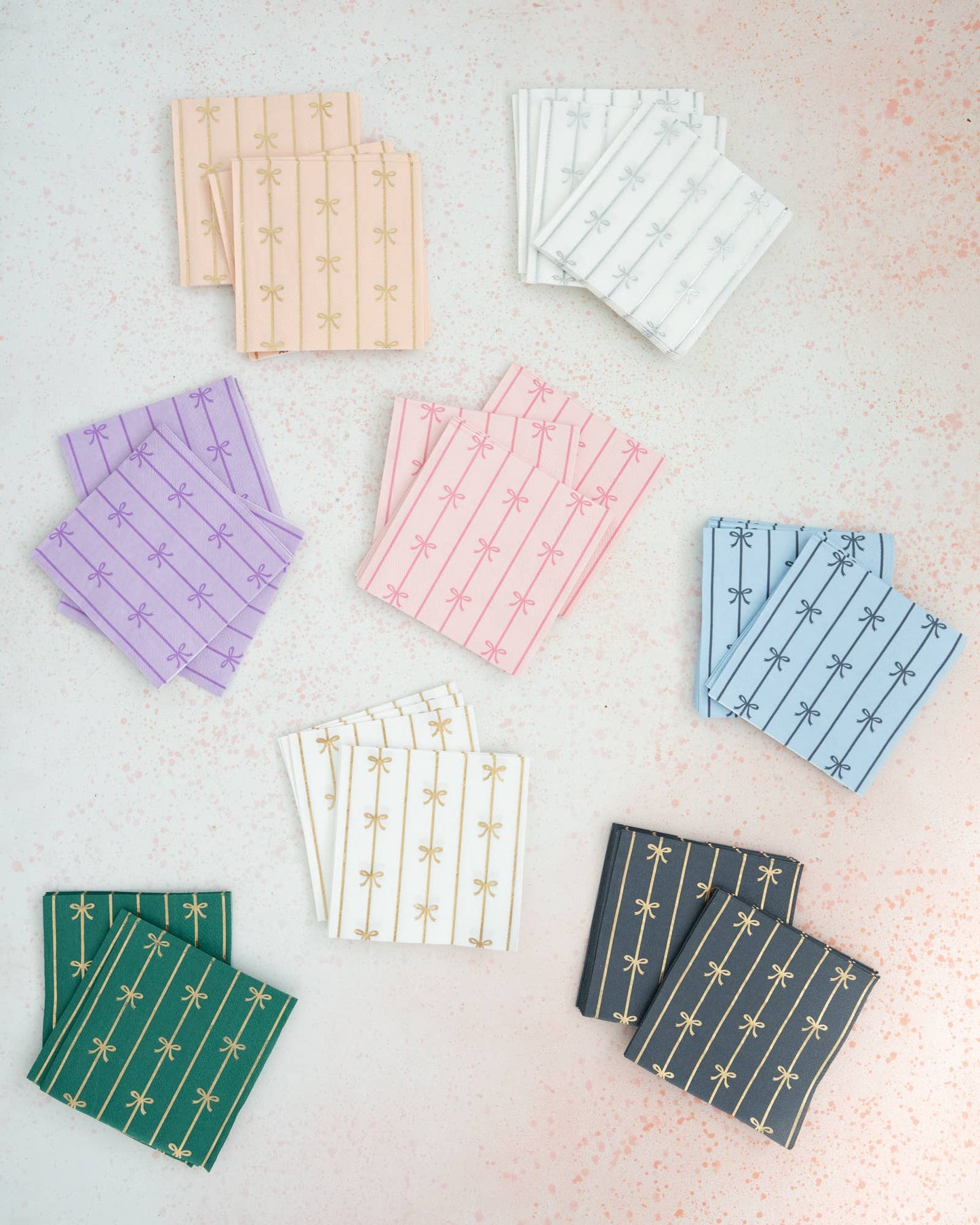 LILAC SIGNATURE BOW SMALL NAPKINS