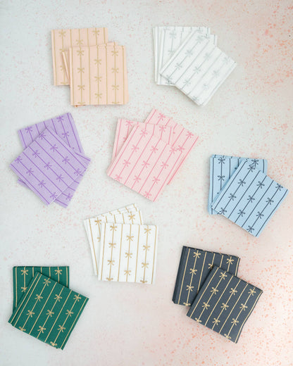 LILAC SIGNATURE BOW SMALL NAPKINS
