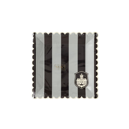 Black Stripe Dinner Plate