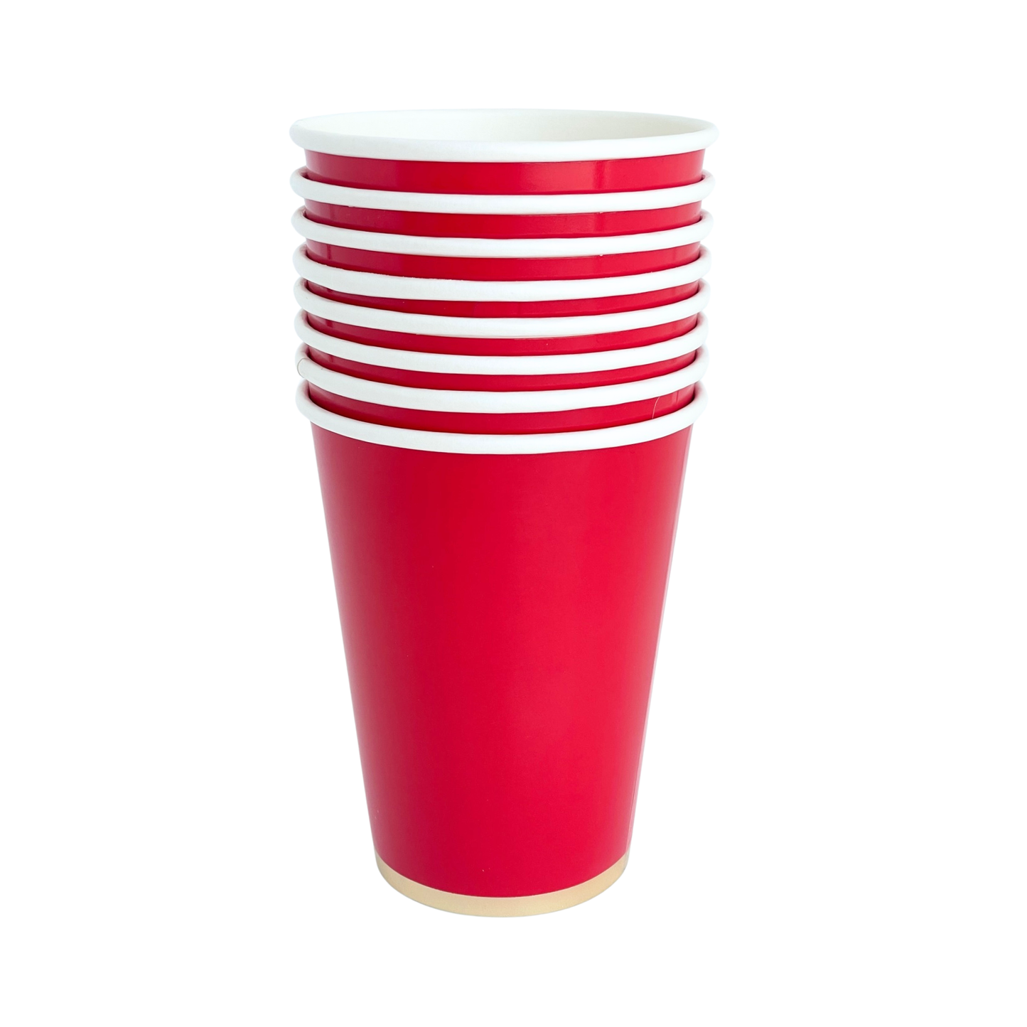 CHERRY RED SIGNATURE CUPS Bonjour Fête