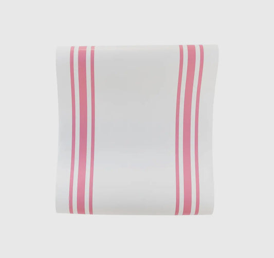 Pink Striped Table Runner
