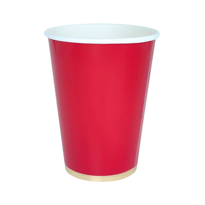 CHERRY RED SIGNATURE CUPS Bonjour Fête
