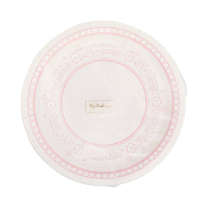 Pembroke Small Pink Floral Dessert Plate