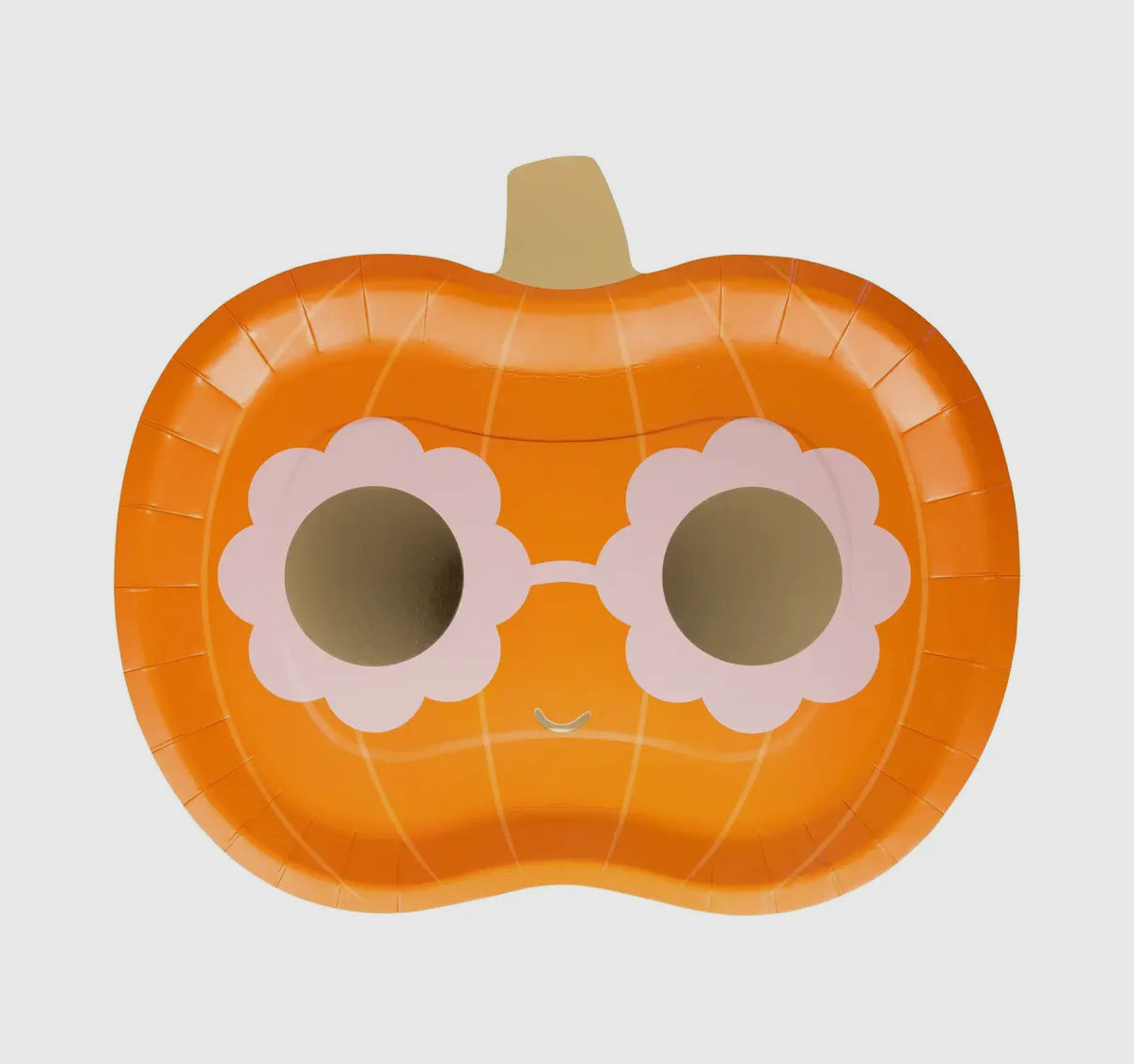Groovy Pumpkin Shaped Dessert Plate