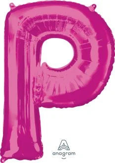 34” Pink Letter Foil Balloon Anagram