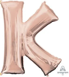 34” Rose Gold Letter Foil Balloon