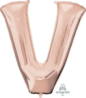 34” Rose Gold Letter Foil Balloon