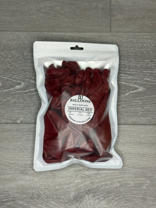 Imperial Red Balloon Multi-Size Pack