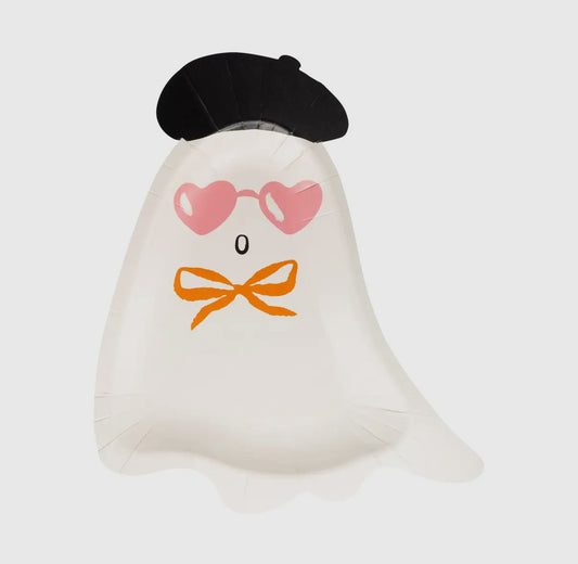 Boo La La Ghost Shaped Dinner Plate