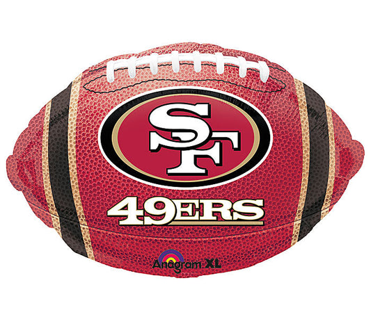 17” San Francisco 49ers NFL Football Balloon