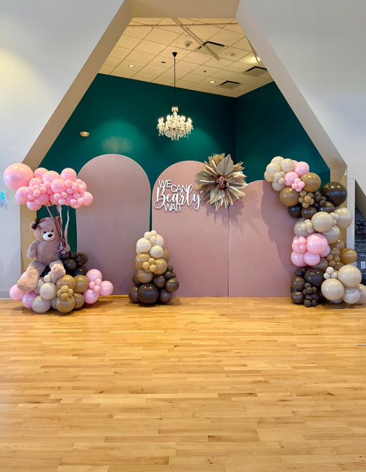Baby Shower Double Balloon Arch Package