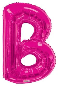 34” Pink Letter Foil Balloon Anagram