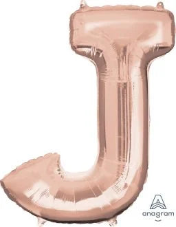 34” Rose Gold Letter Foil Balloon