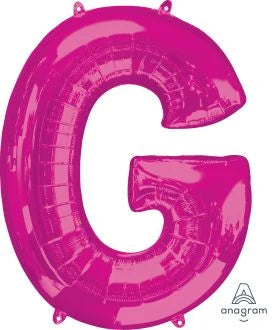 34” Pink Letter Foil Balloon Anagram